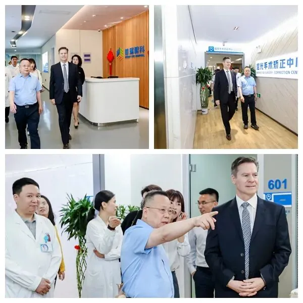 STAAR Surgical Global Vice President David Choromanski visits Shanghai Purui Eye Hospital
