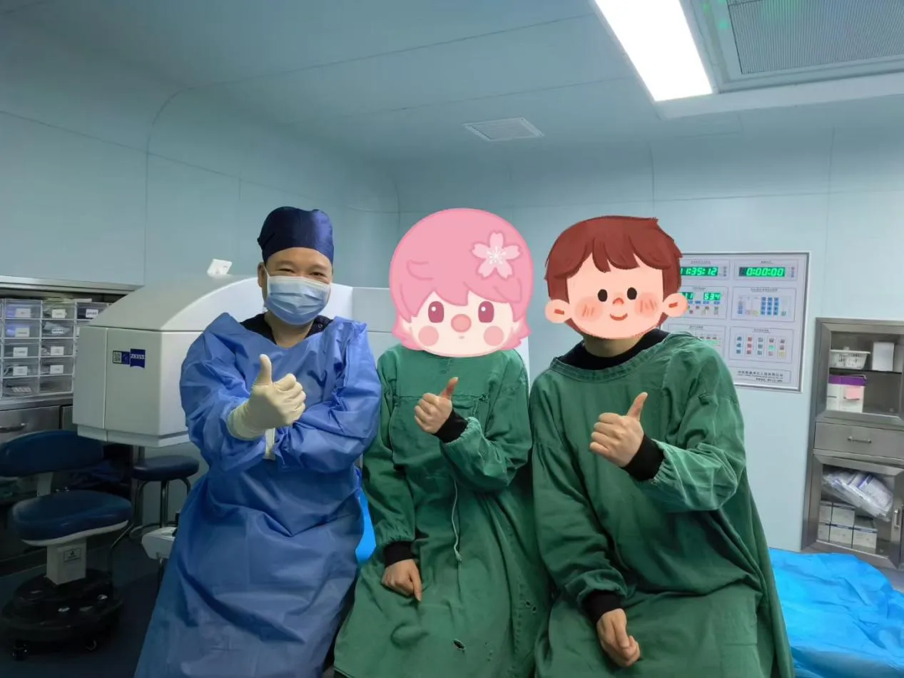 With patients in the operating theater